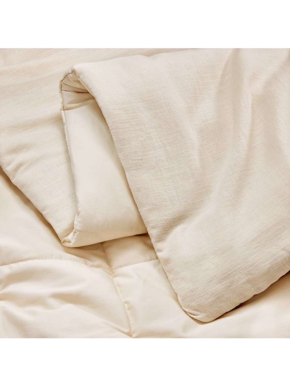 Casaluna F/Q Heavyweight Linen Blend Comforter Set in Natural - Picture 10 of 15